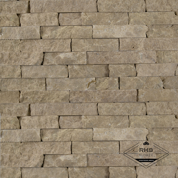Фасадный камень Полоса - Мрамор Emperador Light в Курске